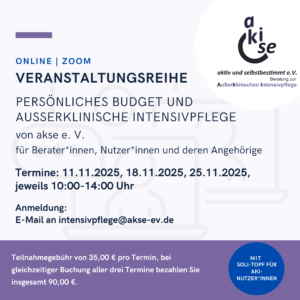 Grafik mit Informationen zur Veranstaltung
